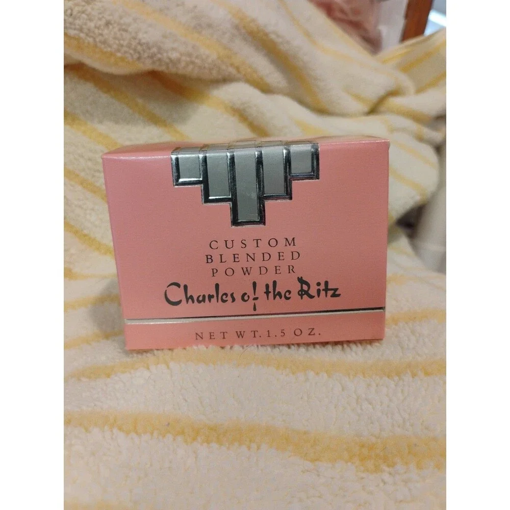 Charles Of The Ritz Custom Blended Powder Rose Beige w/Brush New P2